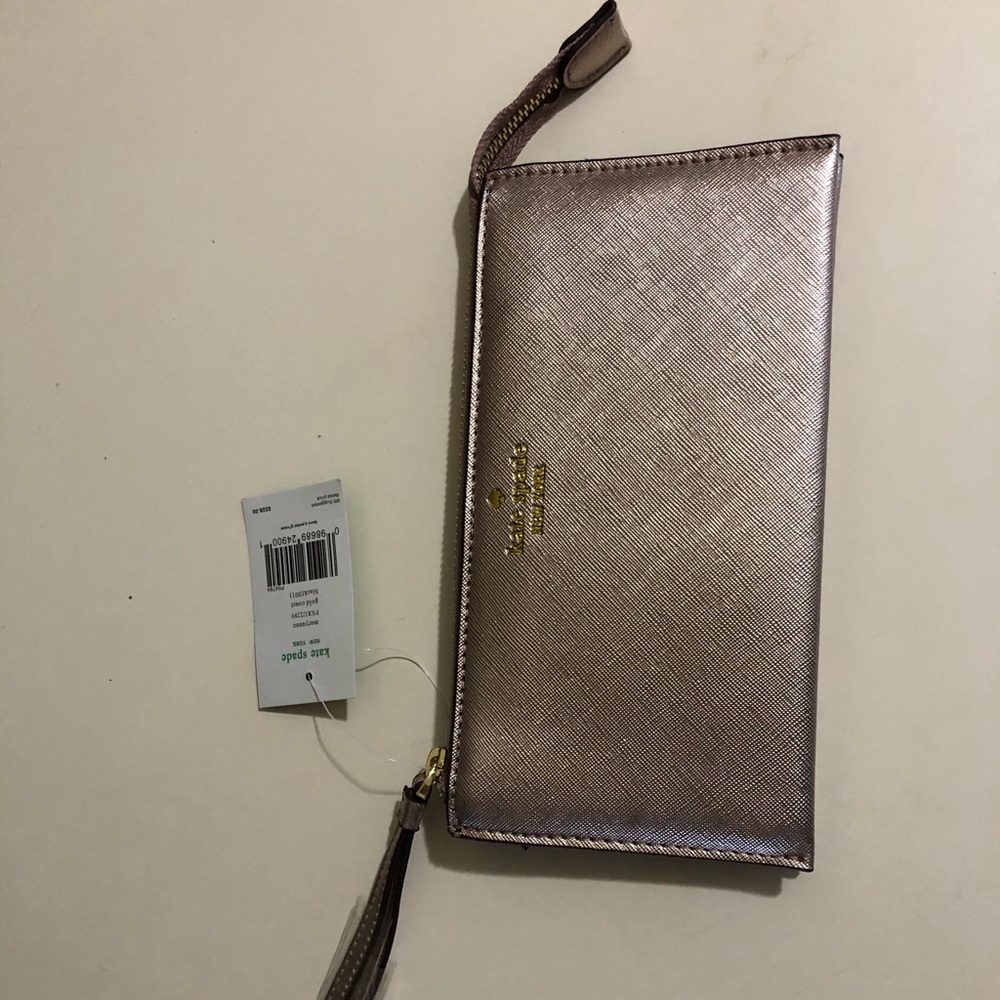 Kate Spade Rose Gold Wristlet